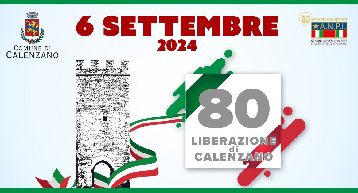 6 settembre 2024: 80° anniversario della Liberazione di Calenzano